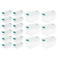 thumbnail image 1 of Sterilite 6 Qt Latching Tote Box, 12 Pack & 64 Qt Latching Tote Box, 6 Pack, 1 of 12