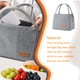 thumbnail image 3 of Yuarrent Camping Almuerzo Bolsa de Almacenamiento Organizador Térmico Bolso Caja Barbacoa Gris Pequeño Type2 NO2, 3 of 6