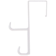 iDesign Plastic White 1 In. Over-the-Door Hook 16101