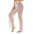 thumbnail image 4 of Travelwant Womens Crochet Net Hollow Out Beach Pants Sexy Swimsuit Cover Up Pants, 4 of 7
