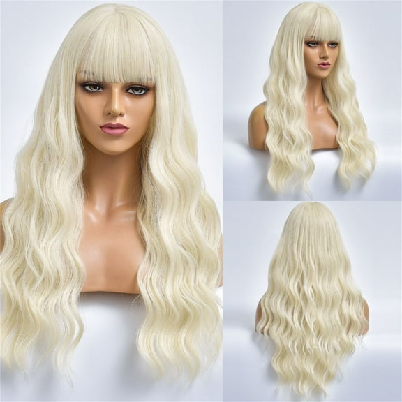 DOPI Women's Fashion Wig Brown Synthetic Hairshort Wigs Hair Wave Wig