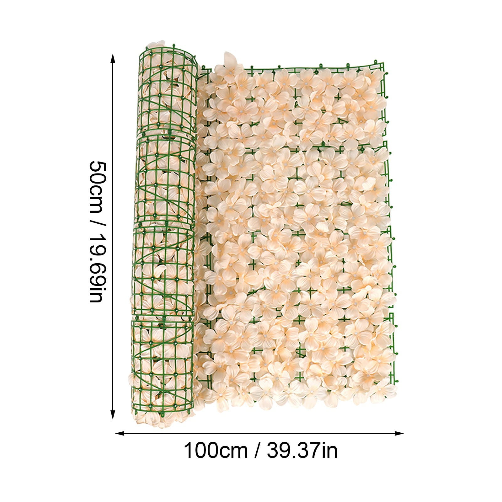 Protective Cover for Garden Privacy Screen Flowers Shield with Material for Outdoor Use