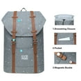 thumbnail image 3 of Lightweight Outdoor Backpack, KAUKKO Travel Casual Rucksack Laptop Daypack for 15"（6-10-grey）, 3 of 5