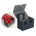 thumbnail image 4 of Trading Card Deck Box Container Organizer Sleeved Card Storage Case for Trading Dark Blue, 4 of 8