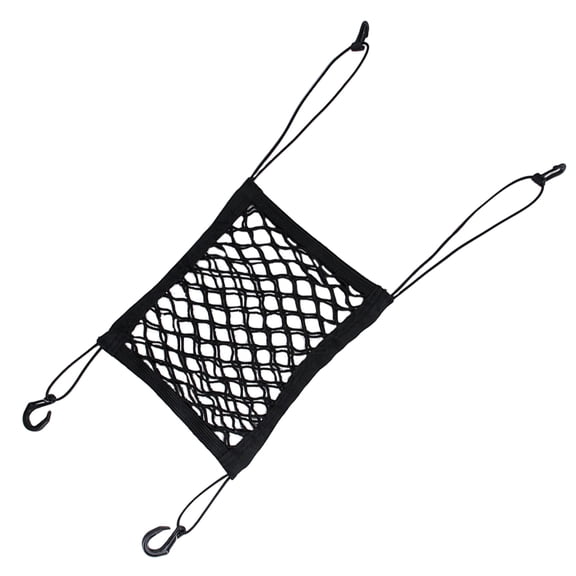 Minkissy 1Pc Pet Car Backseat Barrier Black Durable Oxford Mesh with Air Circulation and Portable Design