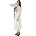thumbnail image 3 of Bimba Women 2 Piece Kurta Kurti Designer Wear Boho Long Shrug Dress Chic Clothing, 3 of 8