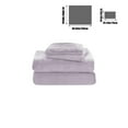 thumbnail image 3 of Btomtd Velvet Flannel 2Piece Sheet Set Soft Cozy and Warm Anti-Static Non-Pilling Fleece Bedding Set for Cold Nights Plush Comforter Set with Bed Sheets and Pillowcase, 62.99'x90.55', Purple, 3 of 6