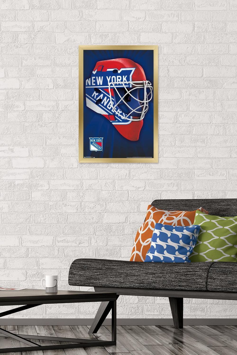 NHL New York Rangers - Mask 16 Wall Poster, 22.375" x 34"