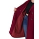 thumbnail image 5 of Abrigo largo de mujer de talla grande Agnes Orinda, con solapa muesca, doble botonadura, abrigo de invierno con bolsillos 3X burdeos, 5 of 7