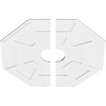 thumbnail image 2 of 36"OD x 7"ID x 12 1/2"C x 1"P Logan Architectural Grade PVC Contemporary Ceiling Medallion, Two Piece, 2 of 11