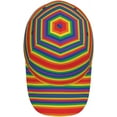 thumbnail image 4 of LGBT Gay Pride Rainbow Baseball Cap Vintage LGBT Gay Pride Adjustable Baseball Hat for Men Women, 4 of 8