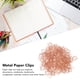 thumbnail image 3 of Clips de papel de metal 100 clips de papel de oro rosa multiusos para cuadernos para álbumes de recortes para la escuela ANGGREK Otros, 3 of 8