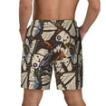 thumbnail image 4 of Balery Vector Butterflies Mens Swim Trunks Swim Shorts for Men Quick Dry Inseam Beach Shorts with Compression Liner Pocket-XX-Large, 4 of 9