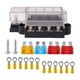 thumbnail image 2 of Caja de Fusibles de 4 1 en 4 Salidas, Bloque de Fusibles de Cuchilla de 32 V para Carrito Marino de Golf, 2 of 9