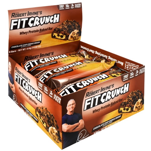 Fit Crunch Bars Fit Crunch Bar Chocolate Chip Cookie Dough Gluten