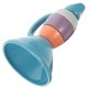thumbnail image 2 of Trompeta de juguete doméstico aprendizaje interesante trompeta musical trompeta para niños accesorio, 2 of 6