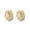 Gold, variant on S925 Sterling Silver Post Geometric Double Hoop Earrings, Cubic Zirconia Inlaid Copper Frame Dainty Earrings, Nickel Lead Free Women Jewelry for Wedding Birthday Anniversary Party Gifts