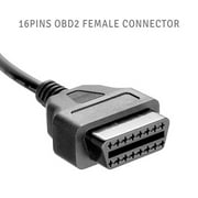 1 Pack GM Diagnostic Scanner OBD1 to OBD2 16 Pin Converter 12 Pin Adapter Cable