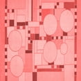 thumbnail image 1 of Ahgly Company Indoor Square Abstract Red Modern Area Rugs, 7' Square, 1 of 4