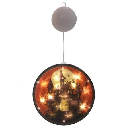 

Topumt Halloween 3D LED Decorative Hanging Lights with USB for Indoor Windows Wall Door Bedroom