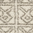 thumbnail image 6 of SAFAVIEH Hudson Raphael Geometric Shag Area Rug, Ivory/Grey, 5' x 5' Round, 6 of 7