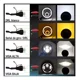 thumbnail image 3 of Redondo Ojo Ángel Wrangler Jeep Vocho Jk Par 7'' Faro H4 Led, 3 of 8