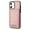 Rosegold, variant on for iPhone 12 Wallet Case with Card Holder, Faux Leather Kickstand Card Slots Case, RFID Blocking Magnetic Shockproof Protective Slim Back Flip Phone Case for iPhone 12 6.1" - Blue