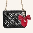 thumbnail image 2 of Unique Bargains 1 Pc Fashion Ribbon Bow Handbag Charm Bag Accessories Red, 2 of 5