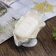 thumbnail image 4 of Soap Dish Ceramic White Lotus Leaf Shape Soap Holder Self Draining Soap Dish Waterfall Slot Sponge Holder Bathroom Accessories for Bathroom, Kitchen,B, 4 of 4