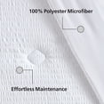 thumbnail image 4 of Mainstays Full/Queen Comforter, Reversible Down Alternative, All-Season, White Seersucker, 4 of 10