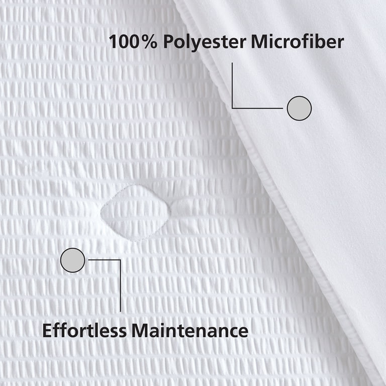 Mainstays Full/Queen Reversible Down-Alternative Comforter White photo 3