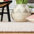 thumbnail image 4 of SAFAVIEH Montauk Phipp Southwestern Cotton Area Rug, Pink/Beige, 6' x 9', 4 of 11