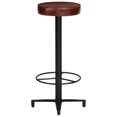 thumbnail image 2 of vidaXL Tabourets de Bar 2 Pcs 76 cm Cuir Véritable, 2 of 5