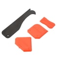 thumbnail image 3 of Kit de 4 herramientas para calafatear, pala para remover sellador de silicona, raspador de vidrio y cemento (rojo), 3 of 14