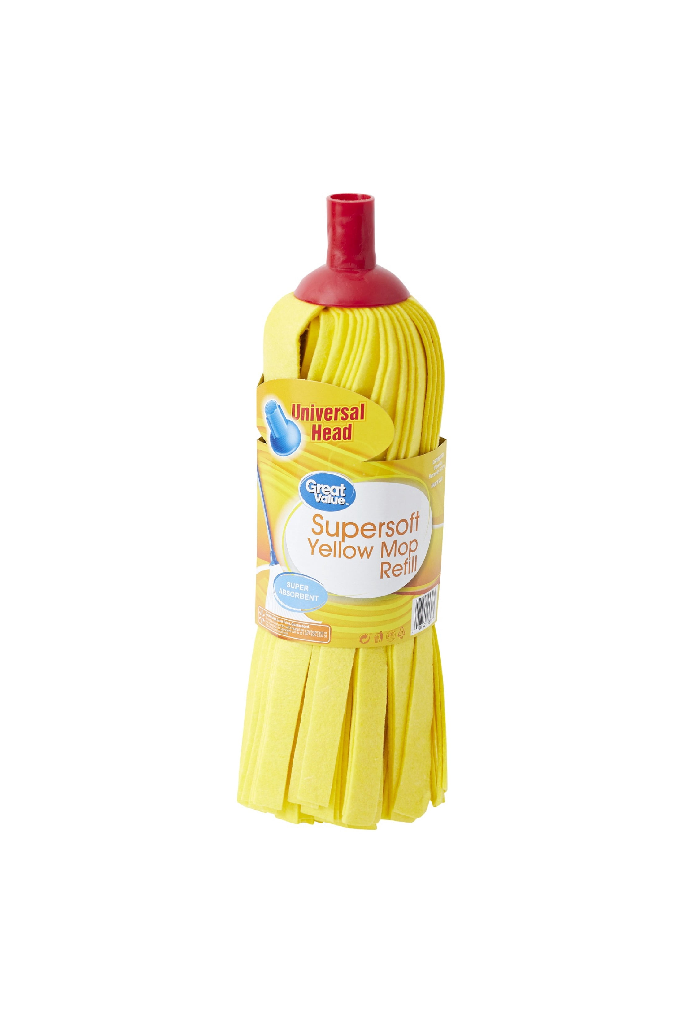 Great Value Super Soft Yellow  Chamois Mop Refill