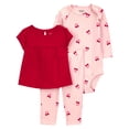 thumbnail image 1 of Conjunto Child of Mine para Bebé Niño 2 Piezas con Estampado de Cerezas Rosa Talla 3-6 Meses, 1 of 8