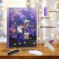 thumbnail image 5 of 24 Days Crystal Gemstone Advent Calendar, 2025 Xmas Countdown Calendar, Surprise Each Day Festive Birthday Christmas Gift Box for Girls Boys,Purple-Crystal, 5 of 6