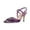 Purple, variant on XYD Women Chic Sequins Shoes Ankle Strappy Pointed Toe Sparkle Slingback High Heel Pumps Party Bridal Shoes Size 7 Green