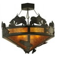 thumbnail image 2 of Meyda Tiffany 130951 Catch Of The Day 4 Light 38" Wide Semi-Flush Ceiling Fixture - Bronze, 2 of 5