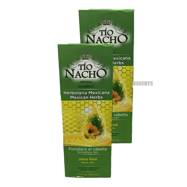 2 Pack Tio Nacho Shampoo Mexican Herbs Strengthens Hair Royal Jelly 14