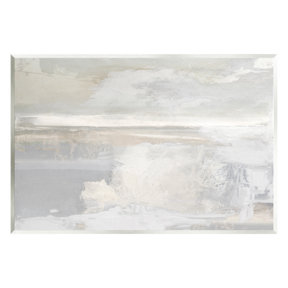 Stupell Industries Modern Grey Scenery Abstract Painting Unframed Art Print Wall Art, 19 x 13