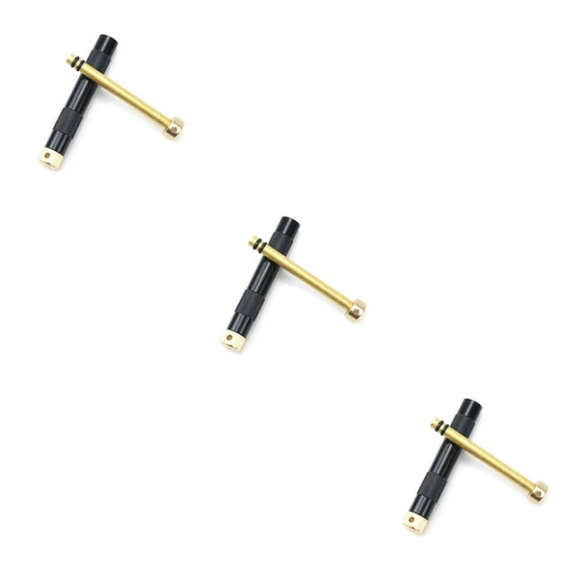 Greeniant Pistón de fuego de latón, tubo de fuego de emergencia, herramienta de supervivencia para acampar, negro Negro 3piezas