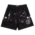 thumbnail image 3 of EE  Eric Emanuel EE men Basic Short NEW YORK CITY SKYLINE sports basketball sweatpants summer workout mesh shorts men Training shorts, 3 of 10
