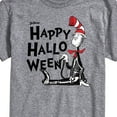 thumbnail image 3 of Dr. Seuss - Happy Halloween Skeleton Cat - Men's Short Sleeve Graphic T-Shirt, 3 of 6