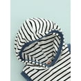 thumbnail image 5 of aturustex Newborn Infant Boy Summer Outfits Striped Print Sleeveless Hoodie Sweatshirt Tops Elastic Drawstring Shorts 2Pcs Sets, 5 of 7
