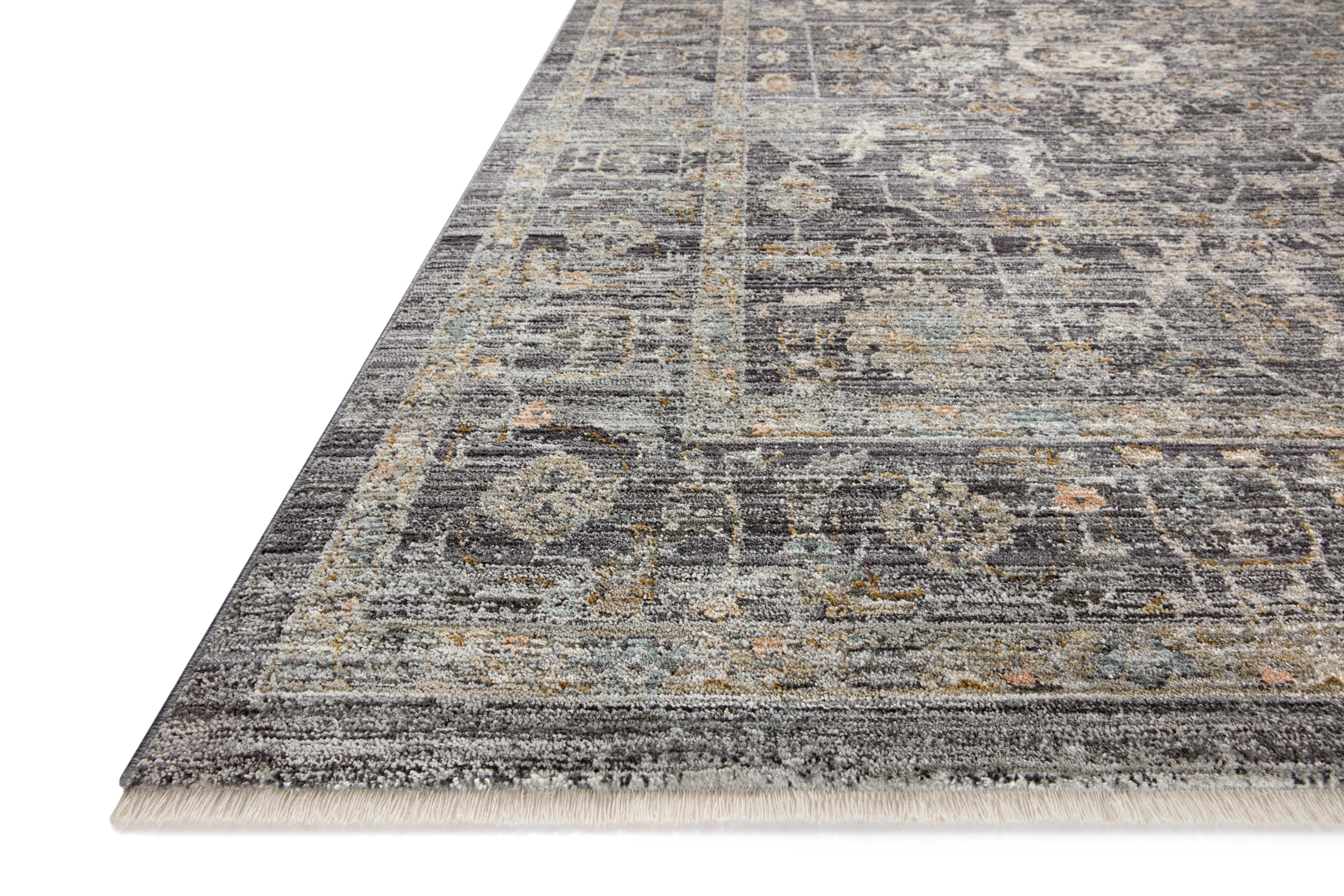Jean Stoffer x Loloi Katherine Midnight/ Tobacco 2'-7" x 8'-0" Runner Rug