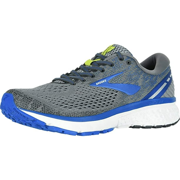 Brooks - Brooks Men's Ghost 11 Running Shoes, Grey/Blue/Silver, 14 4E ...