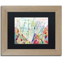 Trademark Fine Art "Anamundi" Canvas Art by Lauren Moss Black Matte, Birch Frame