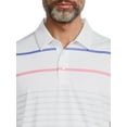 thumbnail image 3 of Ben Hogan Men's and Big Men's Chest Stripe Golf Polo Shirt, Up to 5XL, 3 of 6