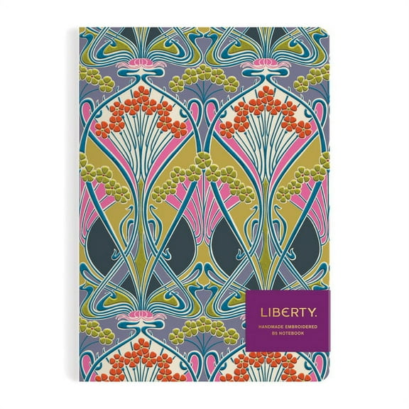 Liberty Ianthe Bloom B5 Handmade Embroidered Journal (Diary)